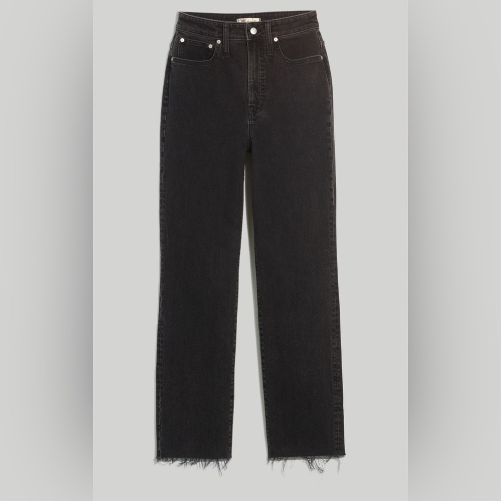 Madewell PVJ Straight Leg w/ Raw Hem in Lunar
